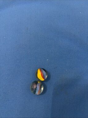 Marbles See Through Two In Stock Colored Red Blue Yellow NWOTS